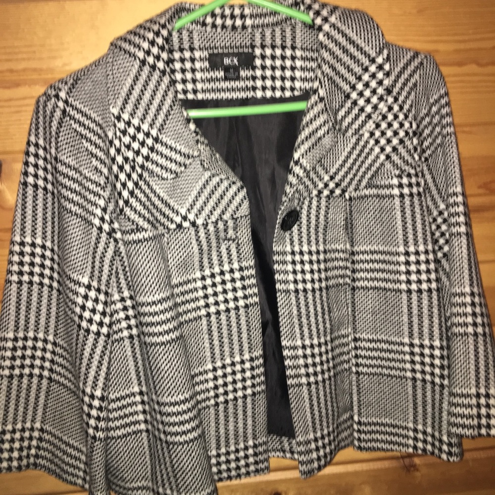 Black and white jacket